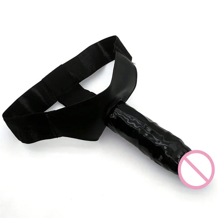 Men Strap On Dildo Panties Wearable Hollow Penis Lengthen Sleeve Strapon Dildo Pants Harness Belt for Man Sex Toys For Woman Gay