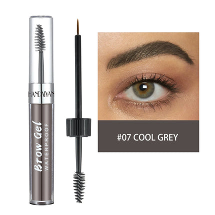 HANDAIYAN Eyebrow Tattoo Gel Semi-permanent Waterproof Lasting Eye Brow Tint Dye Black Brown Eyebrow Dyeing Cream Women Makeup