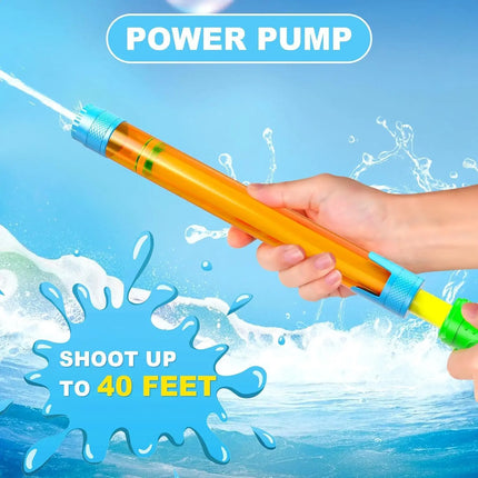 Water Gun Squirt Toys for Kids Adults 16.5'' Super Soaker Blaster Squirt Guns for Swimming Pool Beach Summer Outdoor Party Games