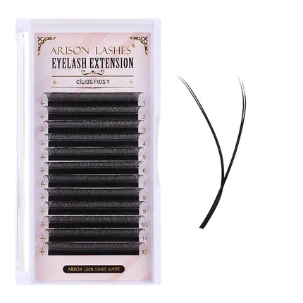 ARISON Lashes W 5D/4D/3D Eyelashes Extensions Premade Volume Easy Fan YY Lash Natural Soft False Eyelash For Custom Logo