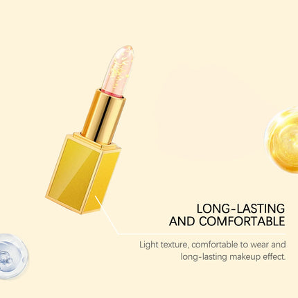 Gold Foil Moisturizing Lip Balm Moisturizes Brighten Lips Care Prevents Cracking Long Lasting No Fading Makeup Gloss Lipstick