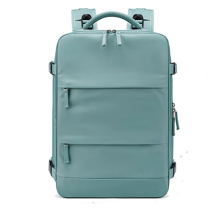 Buylor Women's Travel Backpack 16inch Large Capacity Multi-Function Suitcase USB Charging Schoolbag Short Distance Luggage Bag
