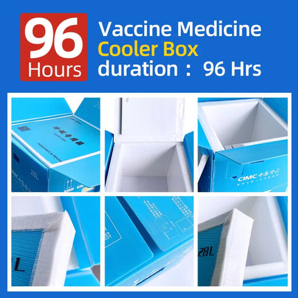 Vacuum Insulated Portable Medical Cooler Box For Cold Chain Transportation Vaccine Carrier Box