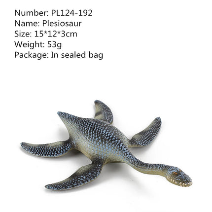 Realistic Jurassic Ancient Beasts Prehistoric Biological Model Solid Plesiosaur Dinosaurs Action Figures Toys For Kids Xmas Gift