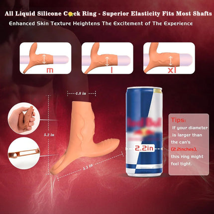 Vibrating Penis Sleeve 10 Modes Cock Ring G Spot Stimulate Vibrator Sex Toys for Men Penis Delay Ejaculation Erection Trainer 18