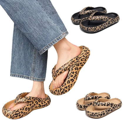2025 Women Plaid Thong Flip Flops Summer Thick Platform Slides Ladies Non Slip Clip Toe Slippers Soft Casual Outdoor Beach Shoes