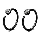White CZ-Black / 0.8x8mm