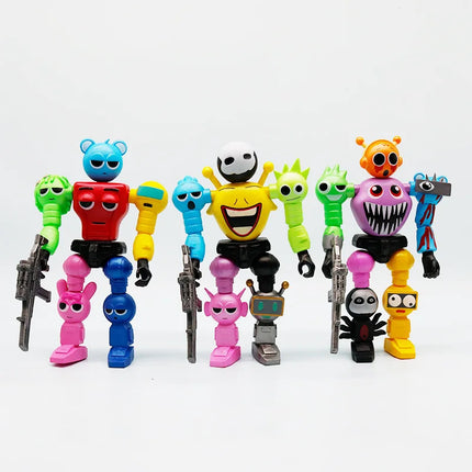 High Quality Sprunki Action Figures 12 Pack Rhythm Box Game Peripheral Collectible Model Dolls Desktop Ornaments For Game Fans