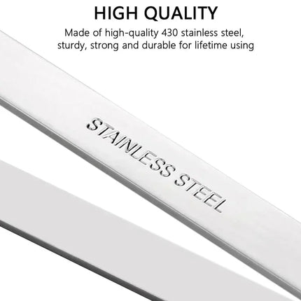 1pcs 430 Stainless Steel Fish Bone Tweezers Pincer Clip Puller Remover Tongs Fish Bone Plucking Clamp Kitchen Gadgets Tools