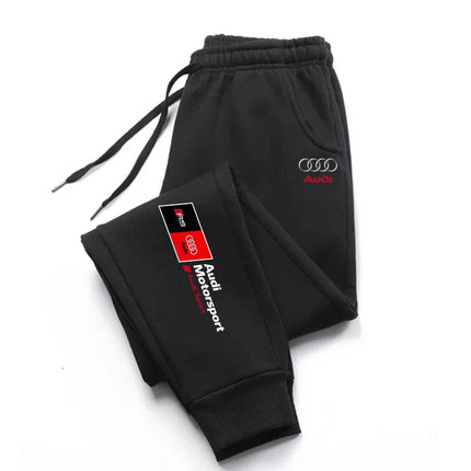 Audi RS Racing Solid Color Men's Sport Pants, fashionable for autumn and winter, popular design men's clothing in 2026