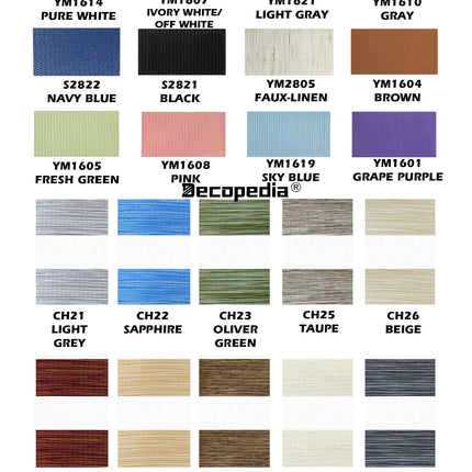 Decopedia Custom Made Zebra Blinds for Windows Motorized Roller Blinds Blackout Day and Night Window Blinds for Sliding Door