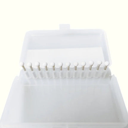3 Boxes Dental Polishing Stones FG Burs - Flame, Cone & Round Shape White Stone Polisher for Metal, Resin, Porcelain - For Denti