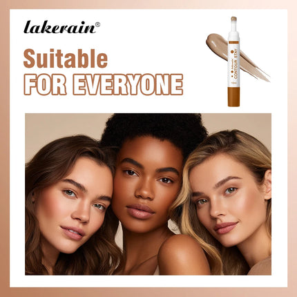 6 Colors Liquid Contour Long Wear Bronzer Cream Contour Makeup Long Lasting Nourishing Hydrating Face Contour 6 Colors