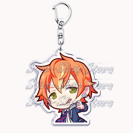 VIRTUAL SINGER Wonderlands Showtime Keychains Keyrings for Accessories Touya Emu Rui Akito Tsukasa Key Chain Jewelry Fans Gifts
