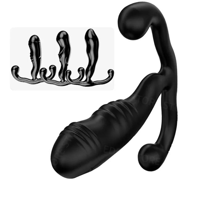 Men Adult Masturbator Prostate Massager Stimulate Soft Silicone Anal Plug G-spot Stimulator For Men Woman Couple Gay Sex Toy18+