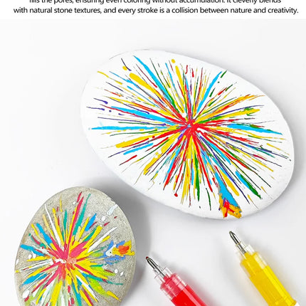 Guangna 168/72 Colors High Gloss Acrylic Marker Pen Set,Hard Headed Drawing Pens,Professional-Grade Paint Pen for DIY Graffiti