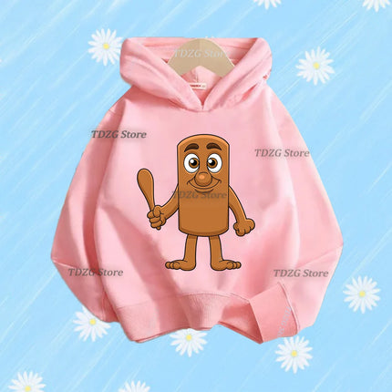 Funny Italian Brainrot Warm Children's Hoodies Cartoon Tung Tungtung Sahur Cappuccino Assassin Girls Boys Kids Hooded Sweatshirt