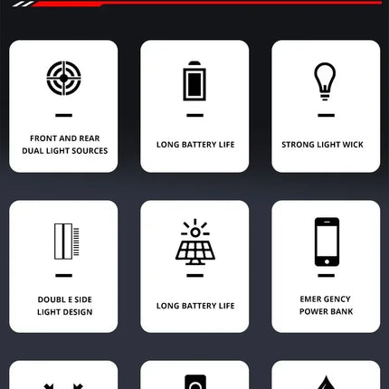 Powerful Handheld Flashlight USB Rechargeable Torch Super Bright Solar COB Floodlight Outdoor Portable Emergency Camping Lamp