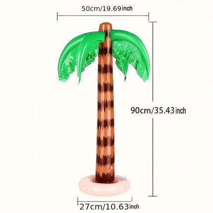 2pcs Inflatable Palm Tree Large Size Coconut Tree Beach Swimming Pool Party Decoration Balloon Tree Prop