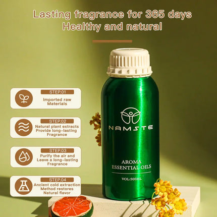 NAMSTE 500ML Aroma Essential Oil Hotel Series Use In Aroma Diffuser Fragrance Essential Oil Is Suitable For Home Office SPA Club