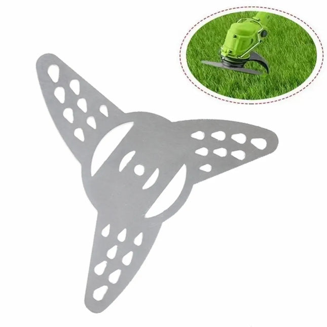 New Practical Grass String Trimmer Metal 3 Teeth Brushcutter Head Blades 5 Inches Lawnmower Parts Tool Accessories For Garden