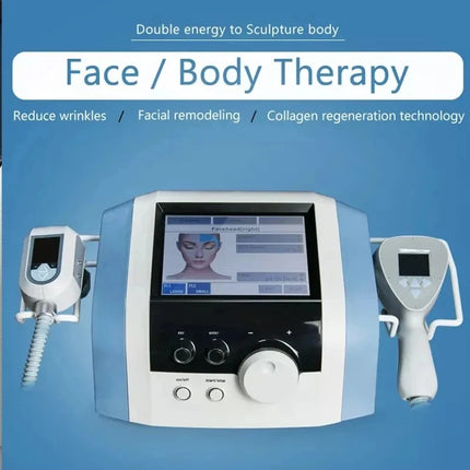 New Monopolar RF Face Skin Rejuvenation Ultra 2 IN 1 360 Body Contouring Cellulite Reduction Tightening Machine 5.0
