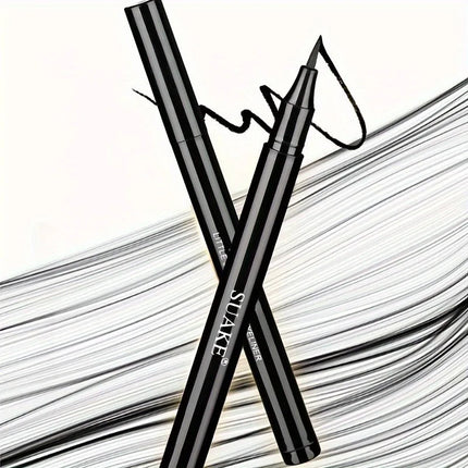 Black waterproof, sweat-proof, and smudge-proof eyeliner creates a natural look and glides on quickly and easily.