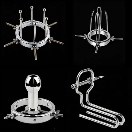 Metal anal dilator, vaginal dilator, masturbation plug, fisting toy, unisex, anal accessories, couples toy, adult sex toy