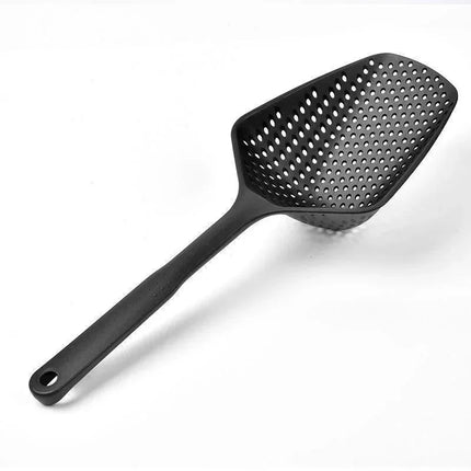Strainer Spoon Long Handle Tool Colander Draining Scoop Pasta Strainer Cooking Kitchen for Spaghetti, Noodles, Veggies