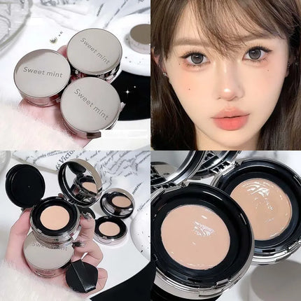 Sweet Mint Moisturizing Foundation Cream Air Cushion Makeup base Brighten Face Natural Hydrating Concealer Foundation For Woman