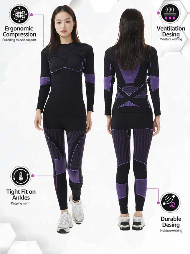 Womens Thermal Underwear Sets Womens Long Johns Underwear Thermal Wear for Women Thermal Set Winter