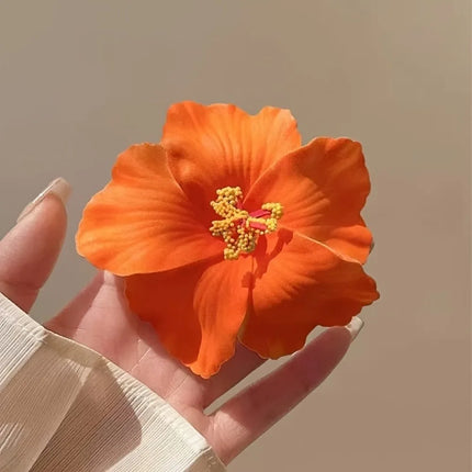 Hawaiian Flower Hair Clips / Pinces Fleurs Hawaïennes