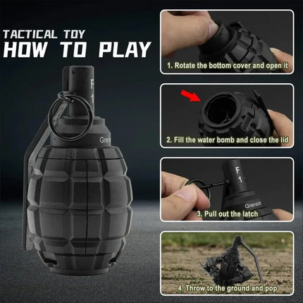 Tactical Plastic Hand Grenades Toy Dummy Simulation Grenade Model for Outdoor Airsoft Paintball Role Play Prop CS Battle Game