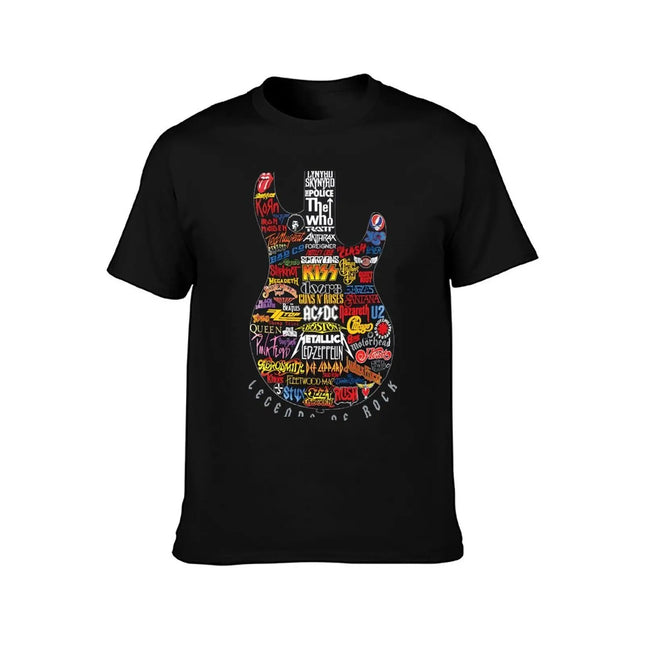 Legends Of Rock T-Shirt blacks anime figures korean fashion football t shirt mens vintage t shirts