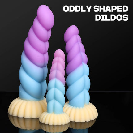 Fantasy Anal Plug Dildos Prostate Clit G-Point Stimualor Vagina Massage Butt Plug Soft Silicone Adult Sex Toys for Women and Men