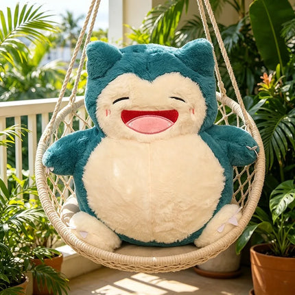 35cm Pokemon Snorlax Plush Toy Cute Sleeping Stuffed Animal Soft Kawaii Anime Doll Big Belly Hugging Pillow Christmas Gift Kids