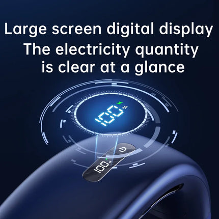 Lenovo Neck Fan Air Conditioner Ultra Hanging USB Rechargeable Semiconductor Refrigeration Leafless Fan 5 speed Outdoor 2026