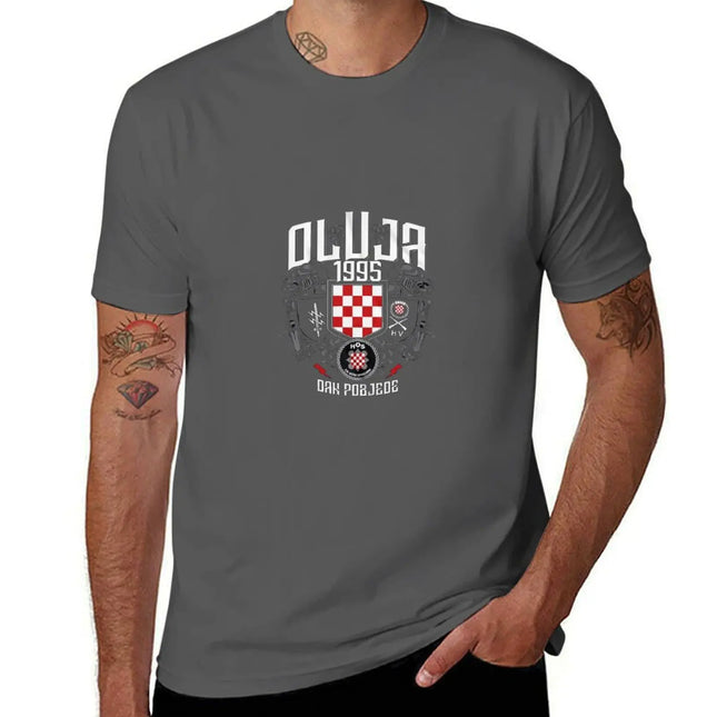 Kolekcija Oluja 95 T-Shirt vintage graphic tee anime figures Short sleeve tee oversized graphic tee t shirts men