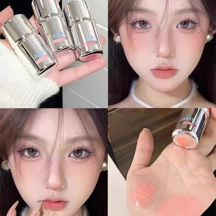 AZTK Liquid Blush Korean Style Makeup Matte Waterproof Brighten Face Peach Pink Purple Jelly Color Blusher Nude Rubores Rouge