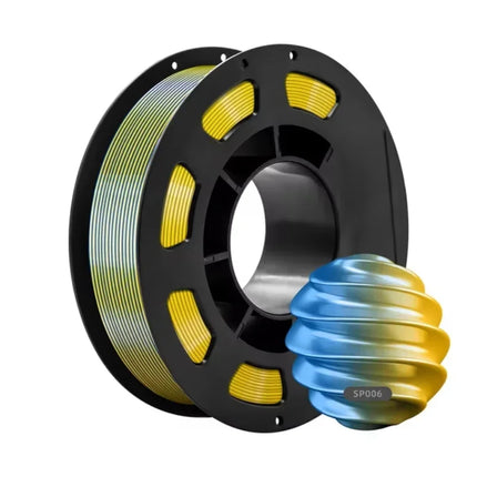Dual-color PLA Silk 200g 3D Printing Materials 1.75mm Upgrade Eco-Friendly 3D Printer Filament FDM Non-Toxic Vacuum Packaging