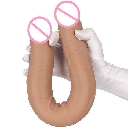Silicone Double Headed Dildo Strap On Thick Penis Masturbator Big Cock Adult Lesbian Sex Toys Anal Dildo Vaginal Anus Stimulator