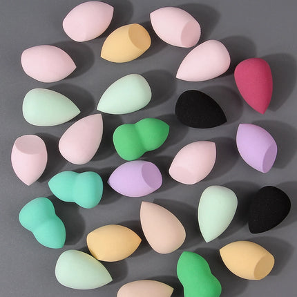 10/20/25/50/100PCS Latex-Free Makeup Sponges | Random Colors & Shapes for Liquid/Cream/Powder | Blending Beauty Sponge Bulk Set