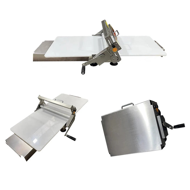 30 or 40CM Portable Foldable Stainless Steel Manual Dough Sheeter Machine – New Design, In Stock!