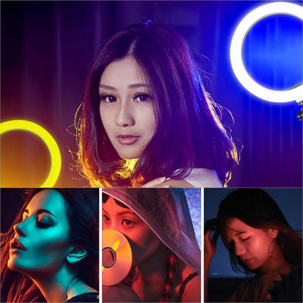 26cm 10inch Led Selfie Ring Light Round Ring Lamp with Phone Holder Photography Fill Lighting with Tripod for Youtube Live Video