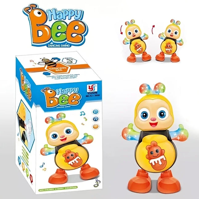Dancing Bee Electric Toys Musical Toys Electronic Cartoon Bee Preschool Learning Toys Educational Toys Interactive