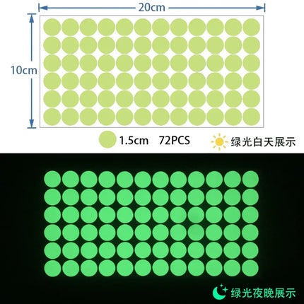 Luminous Dots Glow Wall Sticker Fluorescent Home Kid'S Room Diy Self-Adhesive Decorative Glow In The Dark Decals 2026 Christmas