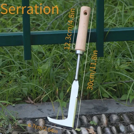 L-shaped Garden Weeding Tool Weeding Puller Manual Crack Weeder Weed Extractor Removal Agricultural Bonsai Supplies Hand Tool