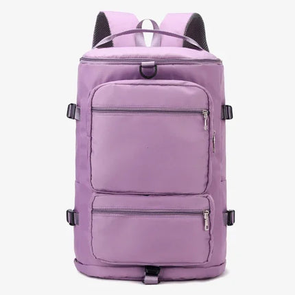 Women Large Travel Backpacks Waterproof Stylish Casual Daypack Bags with Luggage Strap Backpack Ladies Sports Yoga Luggage Bags