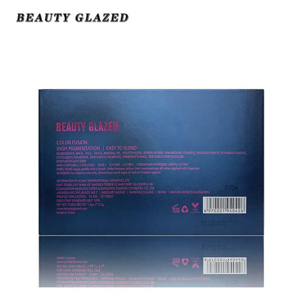 BEAUTY GLAZED 39 Color Rainbow Eyeshadow Palette Long lasting Neon Glitter Eye Shadow Pallete Eye Makeup Cosmetics