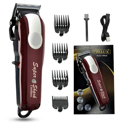 Professional Hair Clipper Powerful Lithium Battery USB Chargeable Trimmer LED Display Home Man Beard Shaver Hair Cutting Machine